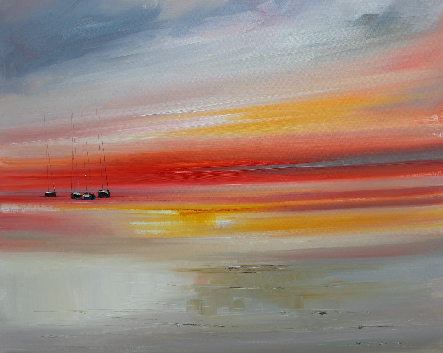 'What a Sunset!' by artist Rosanne Barr